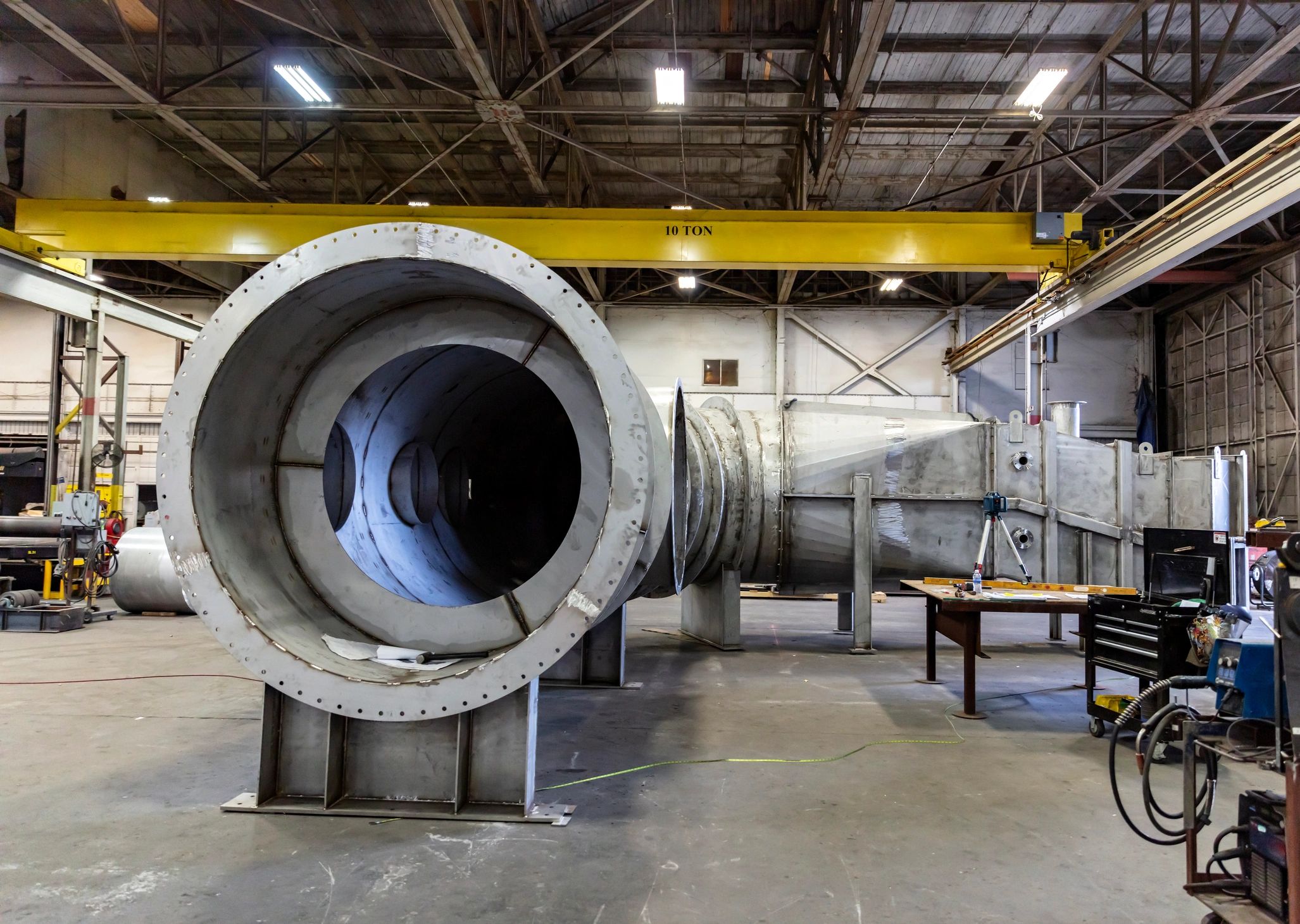 Industrial construction and fabrication environment